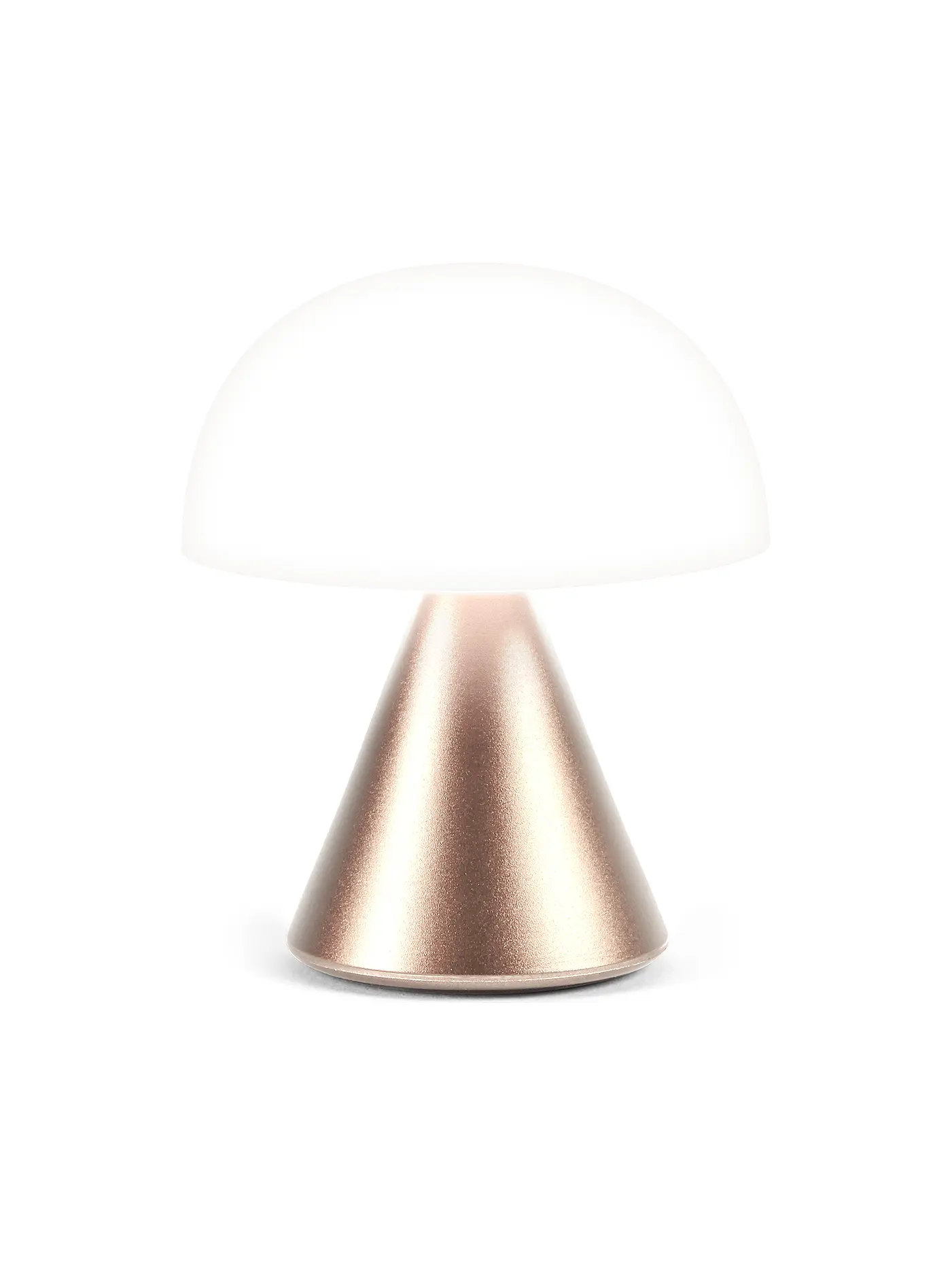 LEXON | Mini LED Lampe MINA 8,3cm Alu Finish | gold